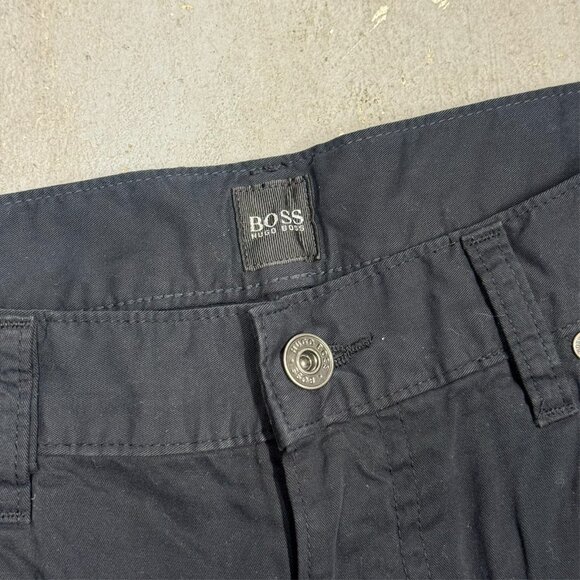 Hugo Boss Nebraska Twill Cotton Pants Black 34x32 - Picture 5 of 10